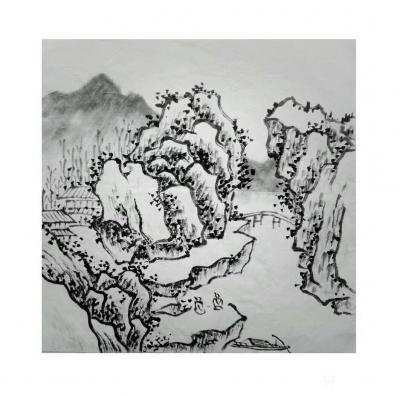 杨振华日记-今日充电——临明四家之一，沈周山水册，分享六幅【图5】