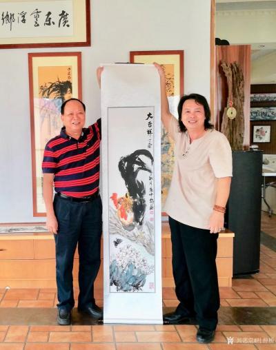 叶仲桥日记-昨天(9月10日）参加完教师节庆典，原云浮市委书记温耀深、原市政协副主席朱振兴及【图2】