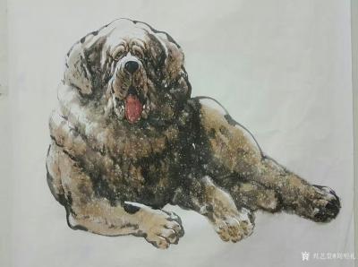 刘明礼日记-藏獒以忠诚勇猛深得人们的喜爱，同时有旺财旺运之说，故有“犬王”之称。分享我创作的【图1】