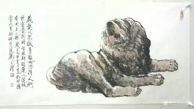 刘明礼日记-藏獒以忠诚勇猛深得人们的喜爱，同时有旺财旺运之说，故有“犬王”之称。分享我创作的【图2】