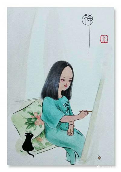 刘晓宁日记-那年，来过。就再也不曾忘记，今日来了，续前缘，不会离去。香香禅意人物~~私人订制【图2】