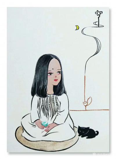 刘晓宁日记-那年，来过。就再也不曾忘记，今日来了，续前缘，不会离去。香香禅意人物~~私人订制【图3】