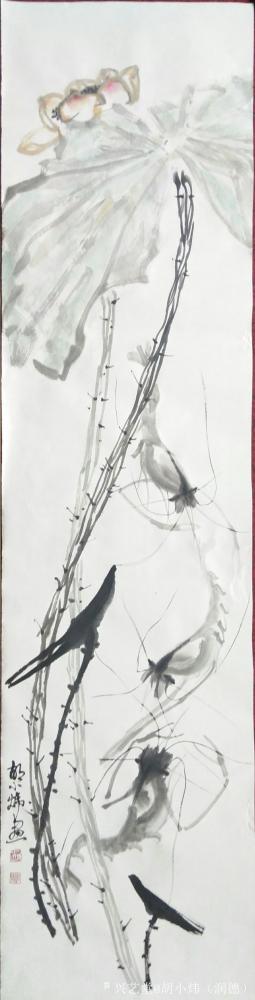 胡小炜（润德）日记-胡小炜近期书画
胡小炜（原名晓炜）字润德号无为山人。现为职业书画者、中国书法家【图2】