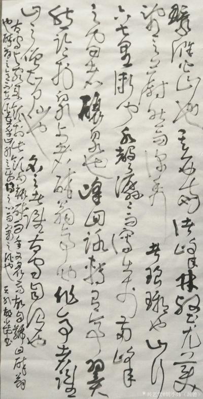 胡小炜（润德）日记-胡小炜近期书画
胡小炜（原名晓炜）字润德号无为山人。现为职业书画者、中国书法家【图8】