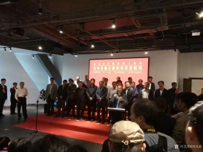 刘永新荣誉-9月5日，我参加了“庆祝改革开放40周年”吉林省书法艺术成功汇报展开幕仪式，【图2】