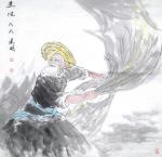 邢建明日志-国画人物画《鱼汛》戊戍年作品，《钟馗醉》戊戍年作品，《春》甲【图1】