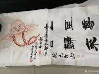 艺术家尚建国生活:昨夜星辰借佛光，
今晨禅雨沐吉祥。
幸遇兄台三两位，
【图5】