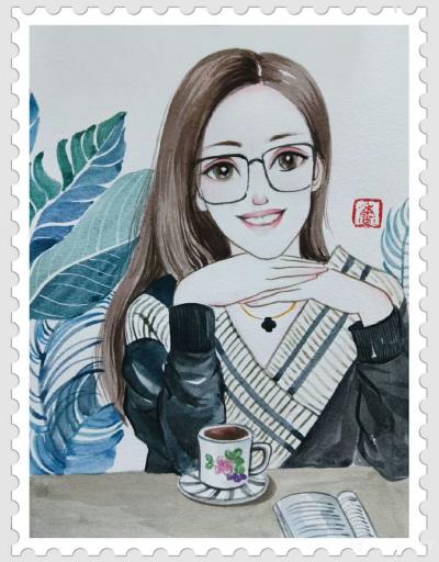 刘晓宁日记-香香插画人物清心自然，线条流畅优美，人物充满诗情画意，深受大家喜爱。
生命太短【图6】