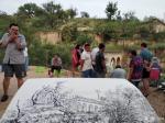 郑诚生活-陕西国画院名家工作室榆林横山釆风写生花絮……古长安的西大门长【图2】