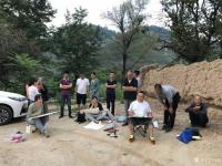 艺术家郑诚生活:陕西国画院名家工作室榆林横山釆风写生花絮……古长安的西大门长【图2】