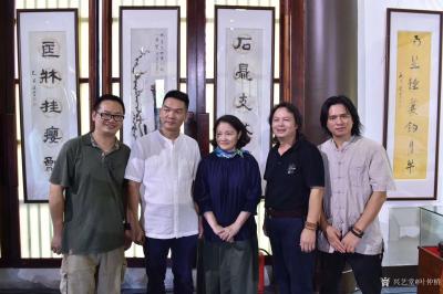 叶仲桥收藏-昨天（9月22日）参加在禅都新兴举办的国学大师饶宗颐先生的茶禅弦韵艺术作品展，饭【图6】