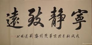 刘道林书法作品《宁静致远》价格4000.00元