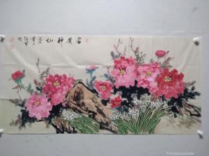 艺术品图片：艺术家13525736094国画作品名称《富贵神仙》价格400.00 元