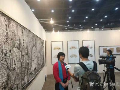 马培童生活-9月22日上午10点、第十七届当代书画名家邀请展走进大连、开幕式、圆满成功。——【图5】