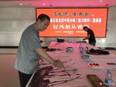 高显惠生活-应邀参加“全国书画名家走进河南睢州”邀请展中秋笔会。“寻意境，忆名城”主题活动【图3】