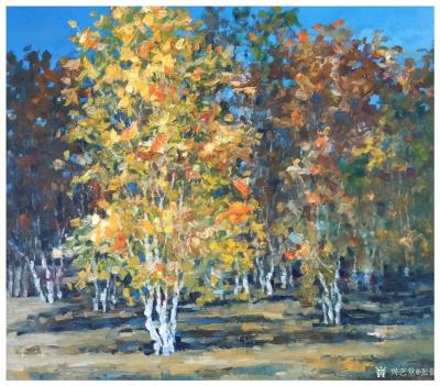 张健生活-我在内蒙古乌兰布统蛤蟆坝写生，这里的天蓝得如画家笔下的画【图2】