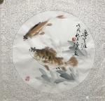 冯增木日志-近期创作的国画小品《同乐》，《金玉满堂》，《乐无涯》，尺寸斗【图5】