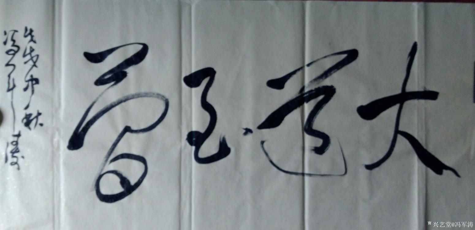 冯军涛书法作品《大道至简》【图0】