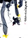 龚光万日志-国画写意花鸟画《  丝瓜  • 鸡雏 》，附局部图，尺寸四尺【图5】