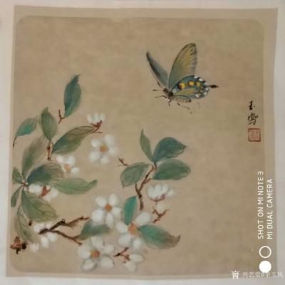 李玉凤日记-国画花鸟画斗方蟋蟀系列作品《七月在野，八月在宇，九月在户，十月蟋蟀入我床下。》诗【图4】