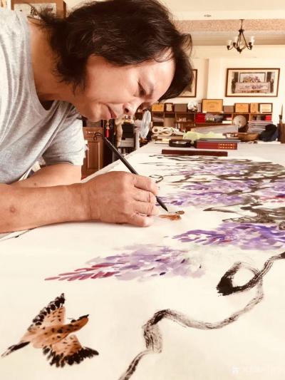 叶仲桥日记-《满堂喜庆》国画写意花鸟画。有付出就会有收获，艺术之路继续前行！今天吉时、叶仲桥【图2】