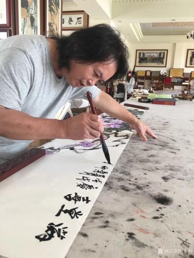 叶仲桥日记-《满堂喜庆》国画写意花鸟画。有付出就会有收获，艺术之路继续前行！今天吉时、叶仲桥【图5】