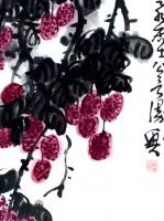 艺术家龚光万日记:国画写意花鸟画新作《 日啖荔枝三百颗， 才不枉作岭南人》，附【图2】