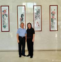 艺术家叶仲桥日记:与老干大学一众师生书画交流，共度国庆节！【图0】