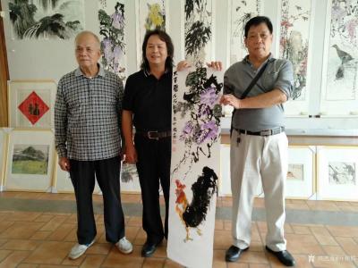 叶仲桥日记-与老干大学一众师生书画交流，共度国庆节！【图3】