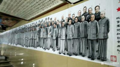 肖业炎日记-工笔人物画长卷《一九五五共和国大授封》，包含十大元帅，十大大将，五十七位上将，一【图2】