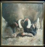 杨洪顺藏宝-生命中又增添了一位实力藏家兄弟大哥岳阳邮轮大王武总，我的油画【图2】