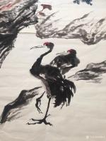 艺术家周鹏飞日记:今日节中创作丈六巨作，虽劳筋动骨、但自怡欣乐于心中⋯谁来陪茶【图1】