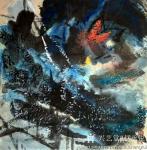 赵承锐日志-【赵承鋭的水墨世界】拙旧作《夜荷塘》（机构收藏）。
所谓‘【图2】