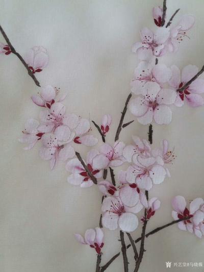 马晓薇日记-国画工笔花鸟画近作两幅，
花褪残红青杏小。燕子飞时，绿水人家绕。枝上柳绵吹又少【图1】