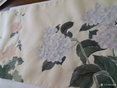 马晓薇日记-国画工笔花鸟画近作两幅，
花褪残红青杏小。燕子飞时，绿水人家绕。枝上柳绵吹又少【图4】