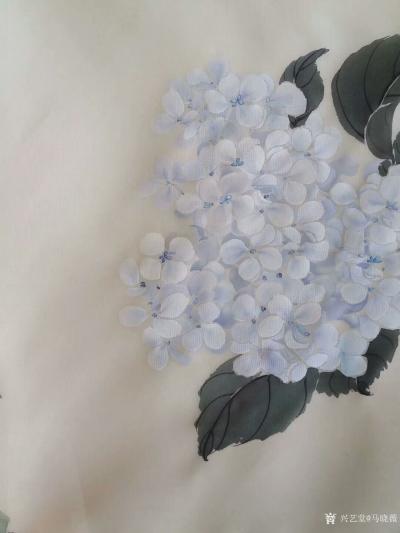 马晓薇日记-国画工笔花鸟画近作两幅，
花褪残红青杏小。燕子飞时，绿水人家绕。枝上柳绵吹又少【图5】