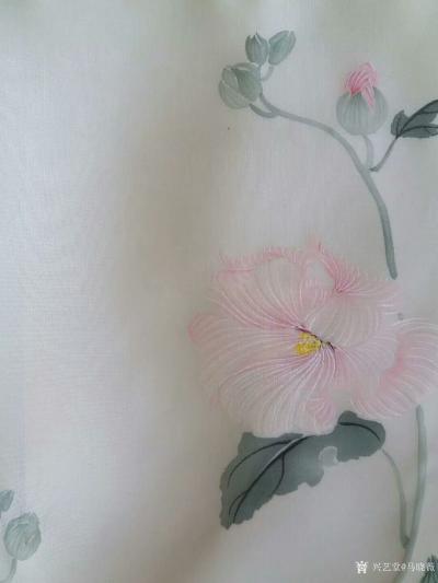 马晓薇日记-国画工笔花鸟画近作两幅，
花褪残红青杏小。燕子飞时，绿水人家绕。枝上柳绵吹又少【图6】