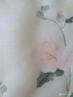 艺术家马晓薇日记:国画工笔花鸟画近作两幅，
花褪残红青杏小。燕子飞时，绿水人【图5】