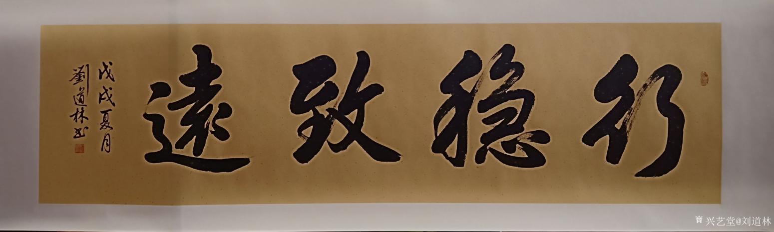 刘道林书法作品《行稳致远》【图0】