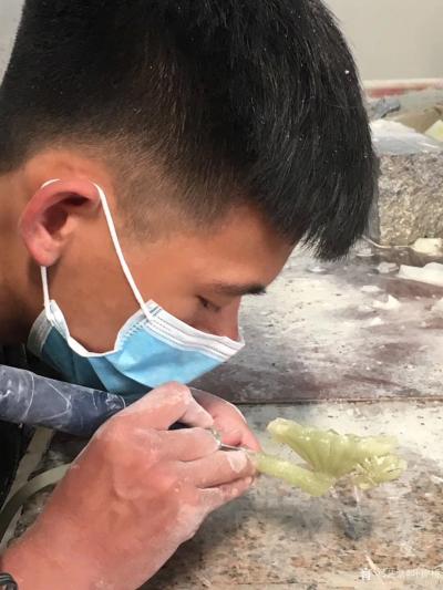 叶仲桥收藏-10月9日获邀参加2018年云浮市石材工艺制作比赛评委，参赛选手的水平比上届的水【图3】