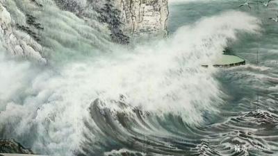 刘文生日记-《师海堂》主人北石山人刘文生笔中的大海，再好好研究研究力争成为学院派中国画海第一【图3】