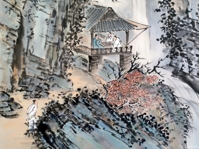 李亚南日记-鬆風觀瀑圖【图2】