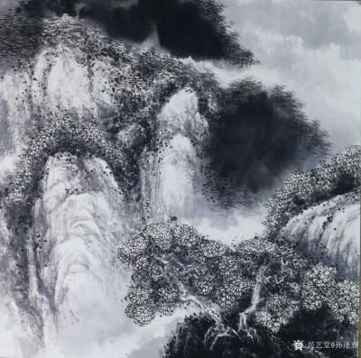 孙逢春日记-搜尽奇峰打草稿（燕山系列作品1-4），尺寸四尺斗方，请欣赏【图1】