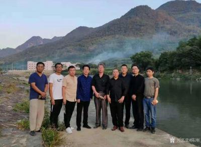 陈刚日记-国画山水画写生作品：《茫茫云海鸟知秋》，《白云深处有人家》，徐州画家在浙江永嘉古【图5】