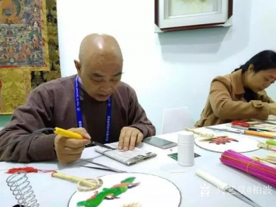 柏波收藏-蓬溪某乡镇上16人靠几把麦秆脱了贫，背后原因令人赞叹不已!
麦秆画，顾名思义，【图3】