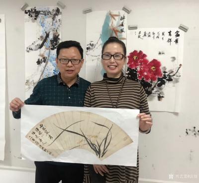 汪琼生活-在福州近距离欣赏世界吉尼斯纪录用寿山石雕刻的满汉全席！在福州政协书画院作画合影留【图5】