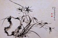 艺术家周牧天日记:周牧天国画兰花，20幅【图3】