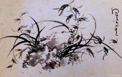 周牧天日记-周牧天国画兰花，20幅【图11】