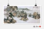 赵永利日志-国画山水画作品：《万事尽随流水， 一时同坐春风》，《九曲天游【图3】