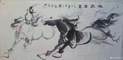 郭浩艺日记-郭浩艺画马，《驰骋神州》，《神骏双驶》，《神仙伴侣》，《神骏双驰》，《雄风万里》【图5】